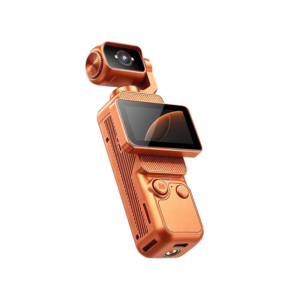 Pocket Action Camera with Rotating Screen WiFi 2.0 LCD Dual Anti-Shake Handheld Recorder