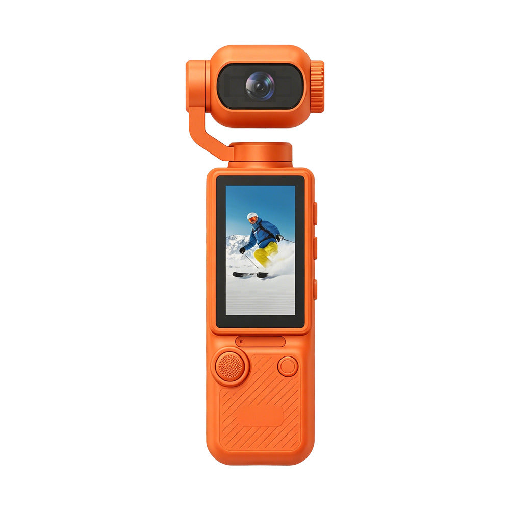 Pocket Action Camera with Rotating Screen WiFi 2.0 LCD Dual Anti-Shake Handheld Recorder