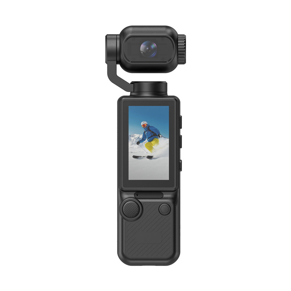 Pocket Action Camera with Rotating Screen WiFi 2.0 LCD Dual Anti-Shake Handheld Recorder