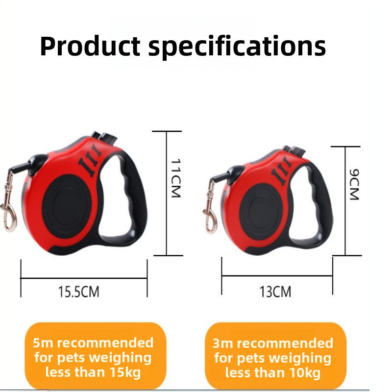 Automatic Retractable Dog Leash with Comfort Grip