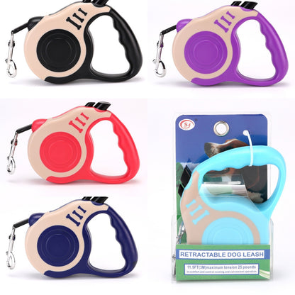 Automatic Retractable Dog Leash with Comfort Grip