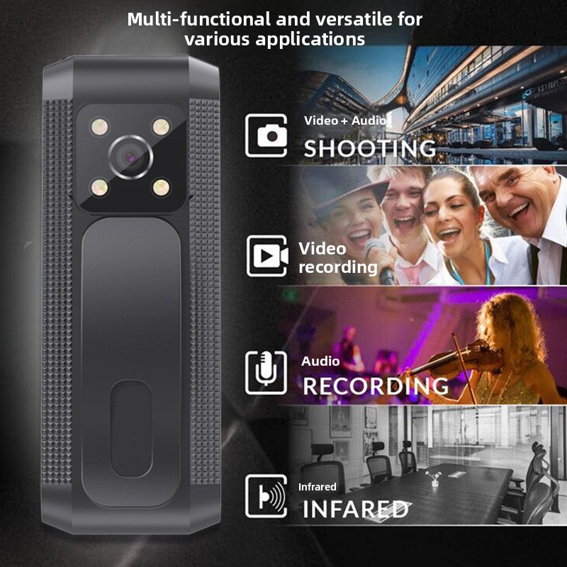 Pocket Action Camera with Rotating Screen WiFi 2.0 LCD Dual Anti-Shake Handheld Recorder